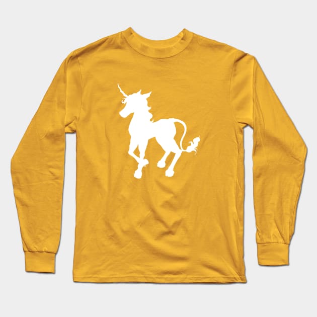 Unicorn Long Sleeve T-Shirt by Thedustyphoenix